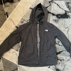 The North Face Black Raincoat